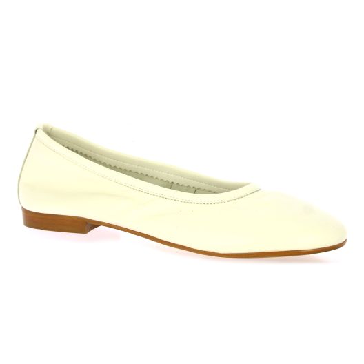Reqins Ballerines cuir ecru