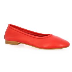 Reqins Ballerines cuir rouge