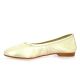 Reqins Ballerines cuir laminé platine