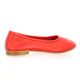 Reqins Ballerines cuir rouge