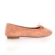 Reqins Ballerines cuir velours vieux rose