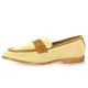 Reqins Mocassins cuir velours beige