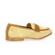 Reqins Mocassins cuir velours beige