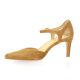 Vidi studio Escarpins cuir velours camel