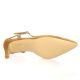 Vidi studio Escarpins cuir velours camel