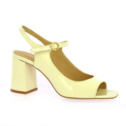 Vidi studio Nu pieds cuir vernis ecru