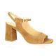 Vidi studio Nu pieds cuir velours camel