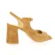 Vidi studio Nu pieds cuir velours camel
