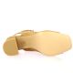 Vidi studio Nu pieds cuir velours camel