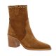 Spaziozero Boots cuir velours cognac