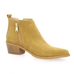 Spaziozero Boots cuir velours camel