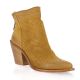 Metisse Boots cuir velours cognac