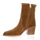 Spaziozero Boots cuir velours cognac