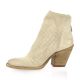 Metisse Boots cuir velours beige