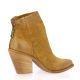 Metisse Boots cuir velours cognac