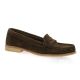 Exit Mocassins cuir velours marron