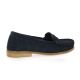 Exit Mocassins cuir velours marine