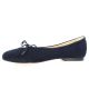Exit Ballerines cuir velours marine