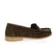Exit Mocassins cuir velours marron