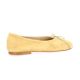 Exit Ballerines cuir velours camel