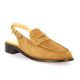 Vidi studio Mocassins cuir velours cognac