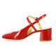 Vidi studio Escarpins cuir vernis rouge