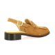 Vidi studio Mocassins cuir velours cognac