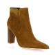 Vidi studio Boots cuir velours tabac