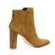 Vidi studio Boots cuir velours tabac