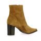 Vidi studio Boots cuir velours tabac