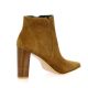 Vidi studio Boots cuir velours tabac