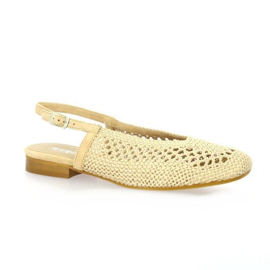 Reqins Ballerines crochet naturel