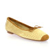 Reqins Ballerines cuir velours chamois