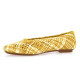 Reqins Ballerines crochet ocre/beige