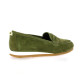 Reqins Mocassins cuir velours olive