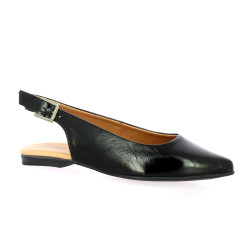 Creator Nu pieds cuir vernis noir