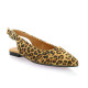 Creator Nu pieds cuir velours leopard