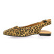 Creator Nu pieds cuir velours leopard