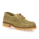Creator Mocassins cuir velours taupe