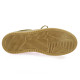 Creator Baskets cuir velours taupe/or
