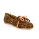 Creator Mocassins cuir velours leopard