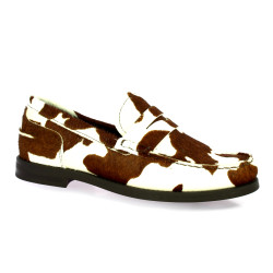 Creator Mocassins cuir poulain vache