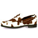 Creator Mocassins cuir poulain vache