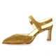 Longtime Escarpins cuir velours camel