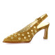 Longtime Escarpins cuir velours camel