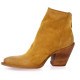 Metisse Boots cuir velours cognac