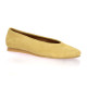 Impact Ballerines cuir velours camel