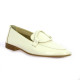 Coco abricot Mocassins cuir vernis ecru