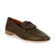 Coco abricot Mocassins cuir marron