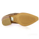 Spaziozero Mules cuir cognac